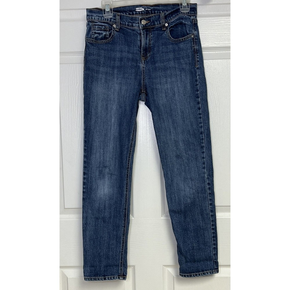 Old Navy Women's Size 4 w28 Blue Denim Boyfriend Jeans